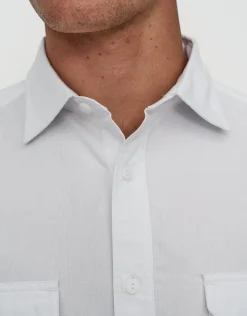 Wisconsin Long Sleeve Shirt in Blanc