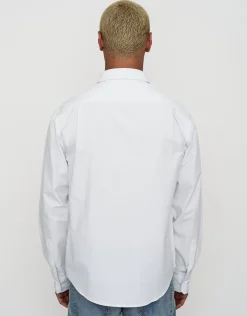 Wisconsin Long Sleeve Shirt in Blanc