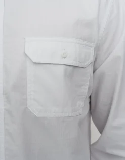 Wisconsin Long Sleeve Shirt in Blanc