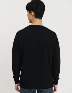 100% Wool Crew Neck Knit in Green