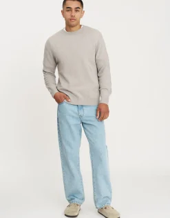 100% Wool Crew Neck Knit in Green