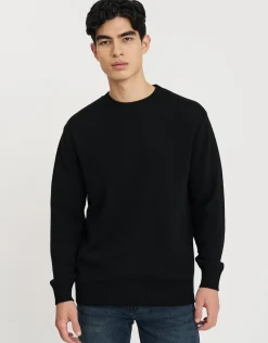 100% Wool Crew Neck Knit in Green