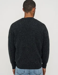 100% Wool Crew Neck Knit in Oat