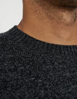 100% Wool Crew Neck Knit in Oat