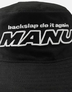Z Manu World Champs Bucket Hat in Solid Black